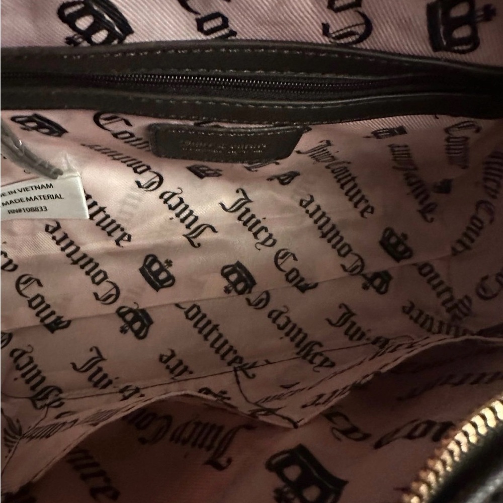 Juicy Couture Pink and Black Interior Handbag - Picture 4 of 4